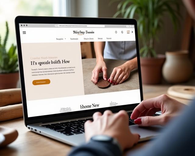 Projet de refonte de site web pour un artisan d'art